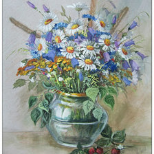 Схема вышивки «полевые цветы»