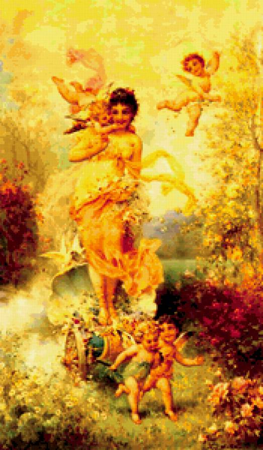 Ангелочки - античность, живопись, ангелочки - предпросмотр