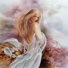 Схема вышивки «девушка»