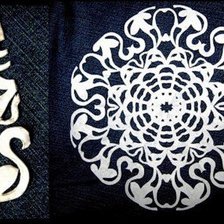 Схема вышивки «снежинки»