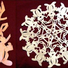 Схема вышивки «снежинки»