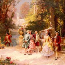 Схема вышивки «высшее общество»