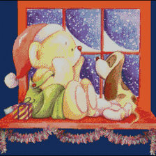 Схема вышивки «Скоро рождество»