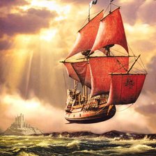 Схема вышивки «алые паруса»