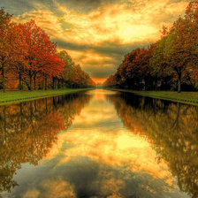 Схема вышивки «Золотая осень»