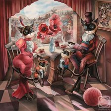 Схема вышивки «Коты и кошки №2»