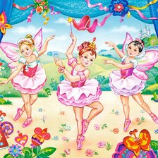 Схема вышивки «балеринки»