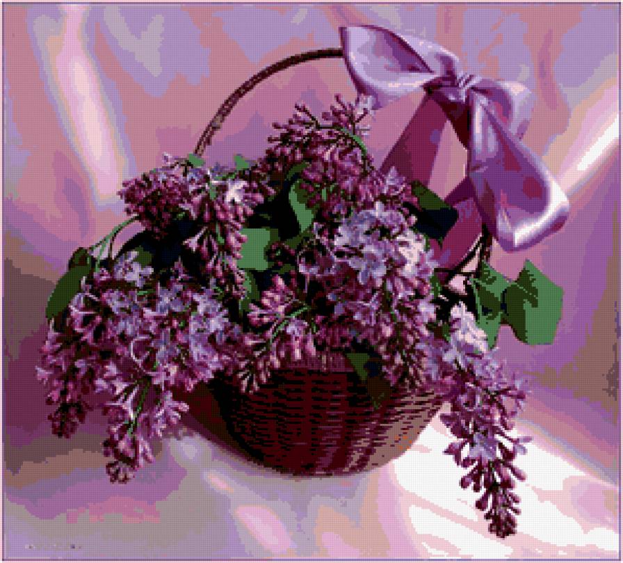 сирень - сирень, цветы, цветы в корзинке - предпросмотр