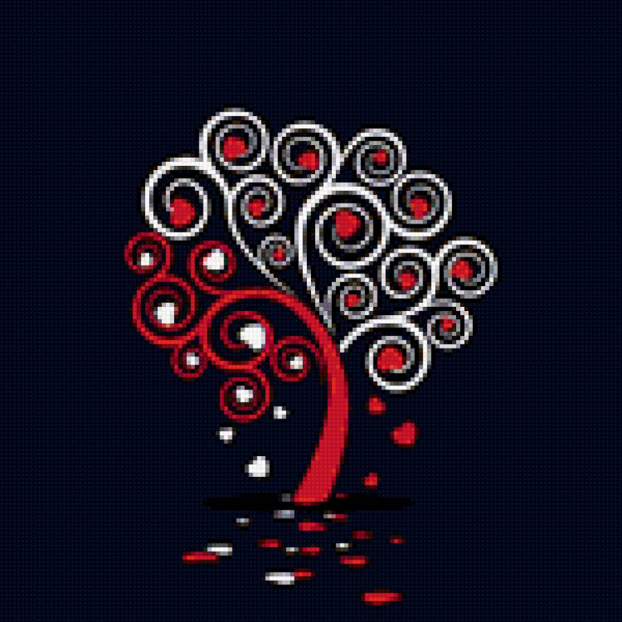 Дерево любви - картина, счастье, любовь, дерево - предпросмотр