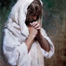 Схема вышивки «Молящийся»