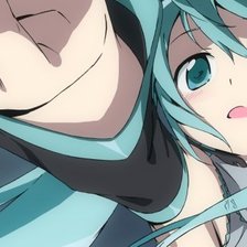 Схема вышивки «Мику Хатсуне»