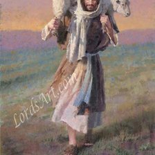 Схема вышивки «из 99 ягнят нашел заблудшего  ягненка»