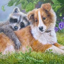 Схема вышивки «друзья»