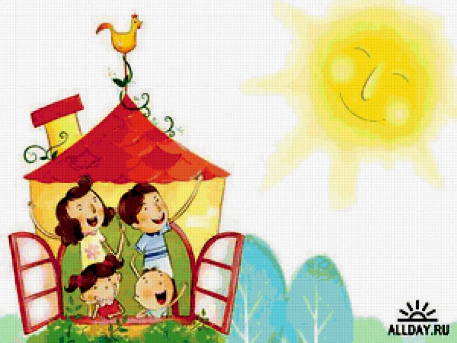 семья - дети, любовь, счастье, дом - предпросмотр