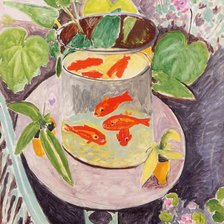 Схема вышивки «Матис.Красные рыбки.»