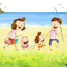 Схема вышивки «семья»