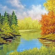 Схема вышивки «осень»