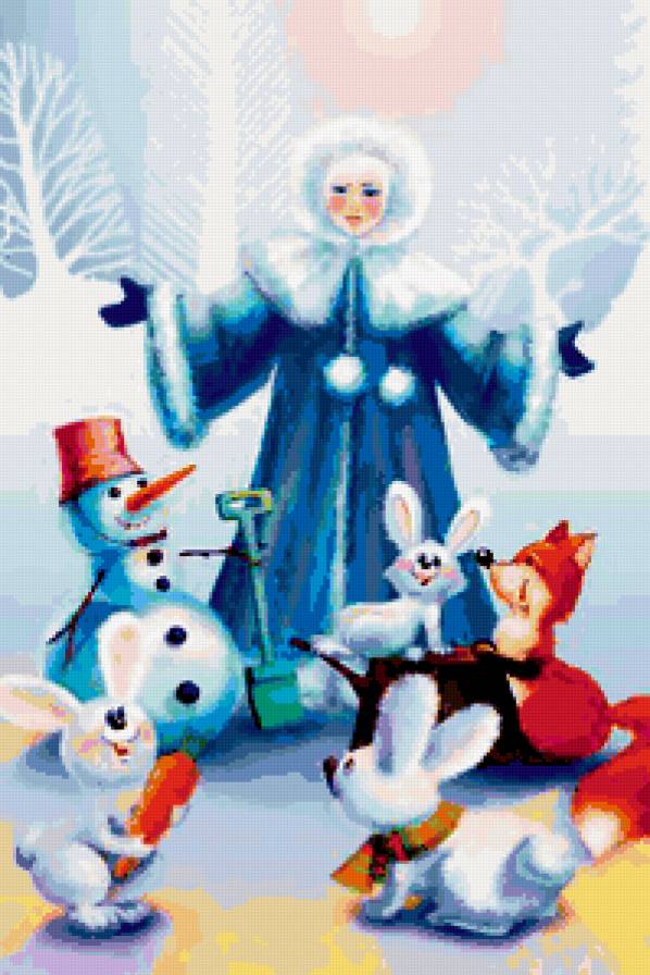 Снегурочка - для детей - предпросмотр