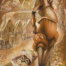 Схема вышивки «дон кихот»