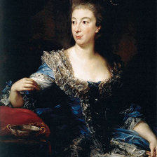 Схема вышивки «Помпео Батони Графиня Санмартино.»