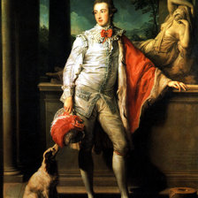 Схема вышивки «Помпео Батони. Портрет Томаса Уильяма Коука.»