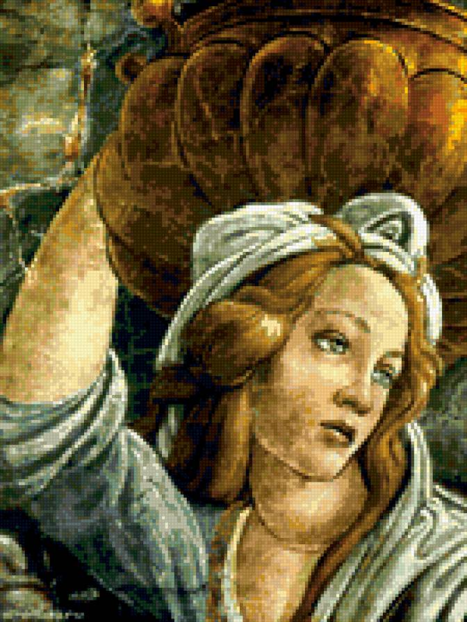 Сандро Боттичелли.Дочь Иофора. - девушка, женщина, портрет, люди. - предпросмотр