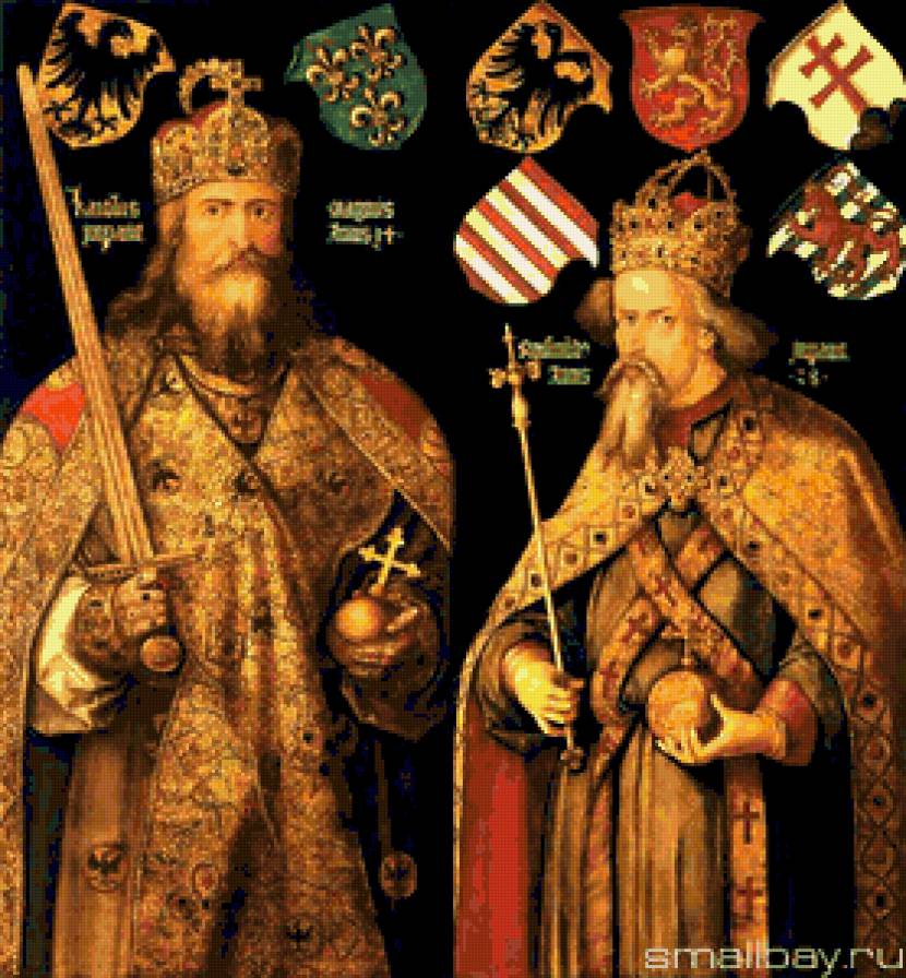 Альбрехт Дюрер.Император Карл и Сигизмунд. - люди, история., мужчины - предпросмотр