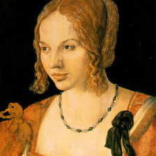 Схема вышивки «Альбрехт Дюрер.Молодая венецианка.»