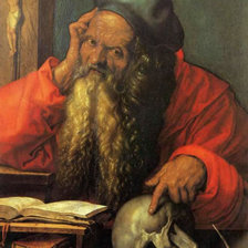 Схема вышивки «Альбрехт Дюрер.Святой Иероним.»