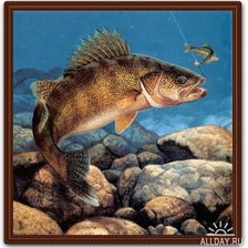 Схема вышивки «рыбка3»