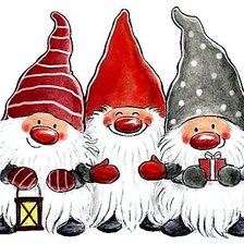 Схема вышивки «Гномы»