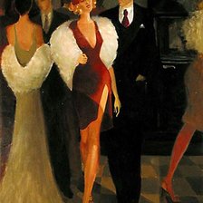 Схема вышивки «ретро»