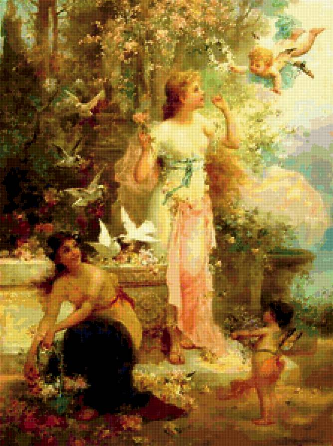 Ангелочки - херувим, античность, купидон, ангел, ангелочки, ангелочек - предпросмотр