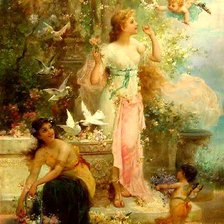 Схема вышивки «Ангелочки»