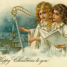 Схема вышивки «Ангелочки»