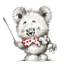 Схема вышивки «Медвежонок»