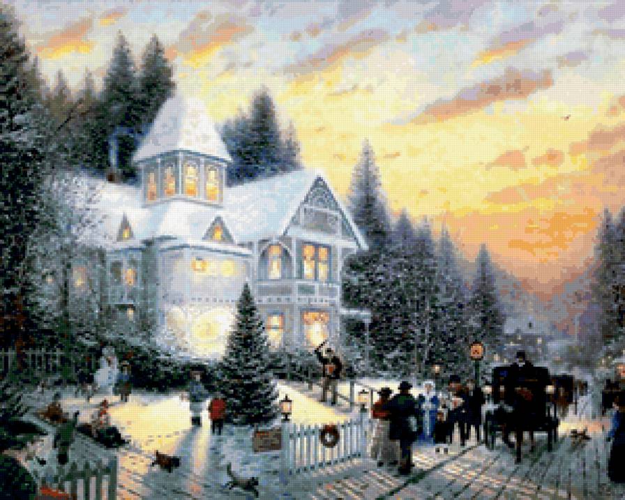 Художник Томас Кинкейд - картина, живопись, искуство - предпросмотр