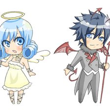 Схема вышивки «Грей и Джувия»