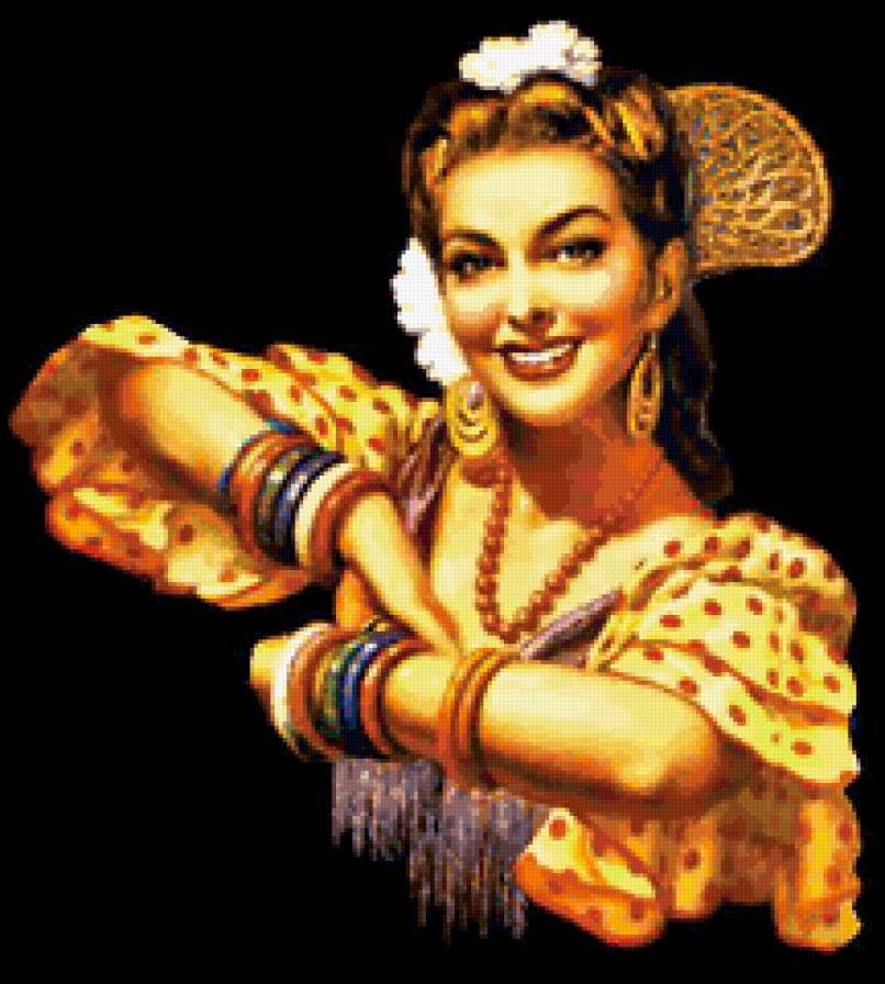 девушка - картина, любовь, девушка, одиночество, красота - предпросмотр