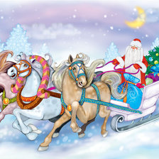 Схема вышивки «новый год»