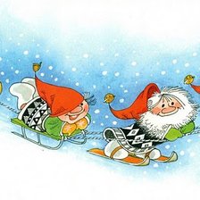 Схема вышивки «гномики ч.2»