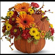 Схема вышивки «цветы»