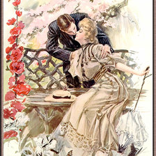 Схема вышивки «Пара»