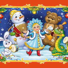 Схема вышивки «новый год»