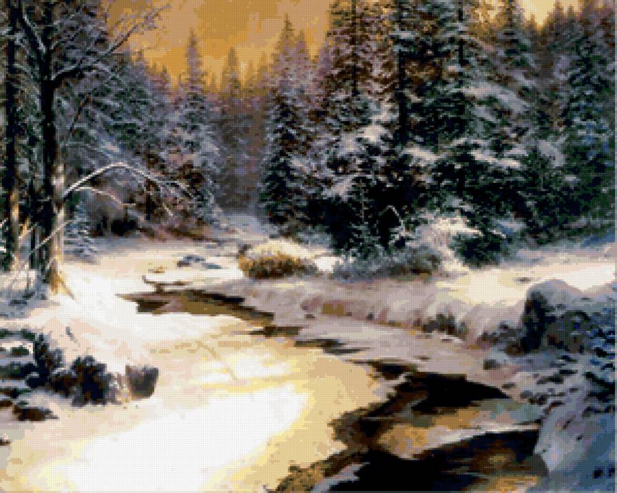 Художник Томас Кинкейд - живопись, картина, искуство - предпросмотр