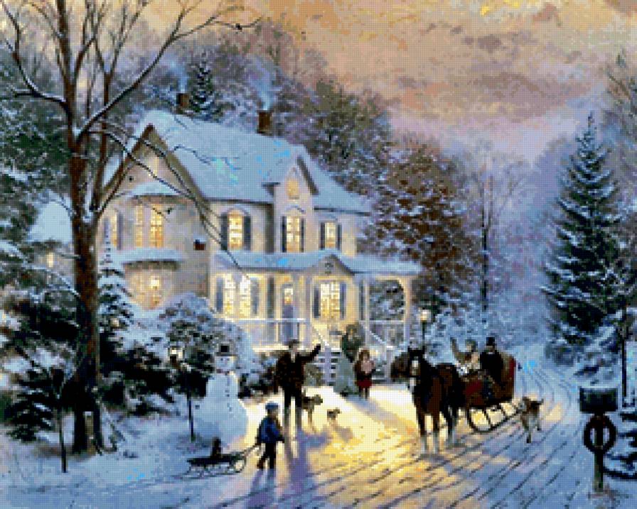 Художник Томас Кинкейд - картина, искуство, живопись - предпросмотр