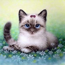 Схема вышивки «Маленькие друзья Хараи»