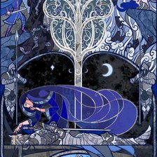 Схема вышивки «Арагорн и Арвен»