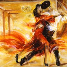 Схема вышивки «Танго»