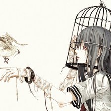 Схема вышивки «anime girl»